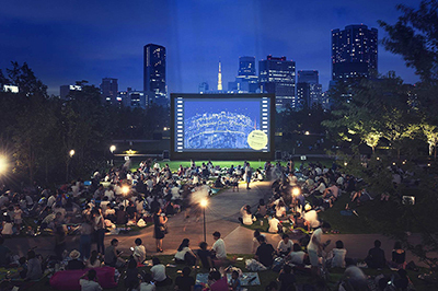 「品川ハロウィン2016」 昼間は仮装パレード、夜は芝の上で映画「ゴーストバスターズ」