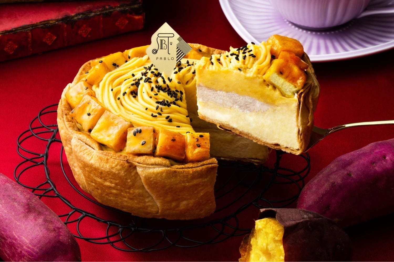 「安納芋とアールグレイのチーズタルト」