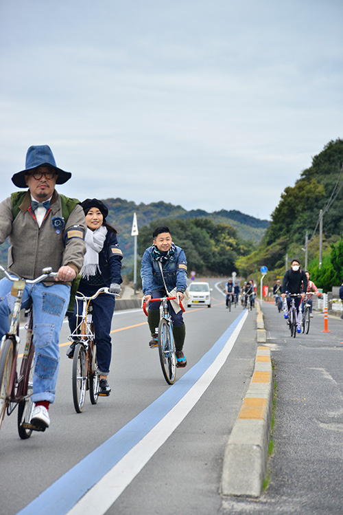 「デニムラン尾道 2016」広島・しまなみ海道で開催、デニムに身を固めて自転車でグループライド｜写真13