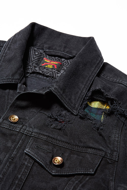 ディーゼル青山店から岡山デニムの限定ジャケット＆パンツ - ダメージとリペアで80'sグランジを表現 | 写真