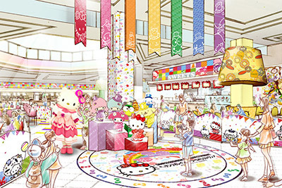 サンリオピューロランド｜サンリオピューロランドに新レストラン「サンリオレインボーワールドレストラン」人気7キャラクターが集結