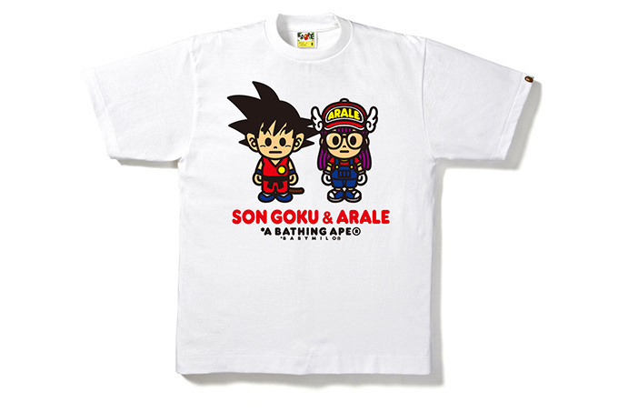 ア ベイシング エイプ×ドラゴンボール＋アラレちゃん、2タイプの