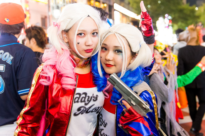 ハーレイ・クイン　コスプレ　ハロウィン