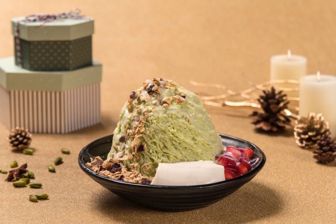 「ピスタチオかき氷」