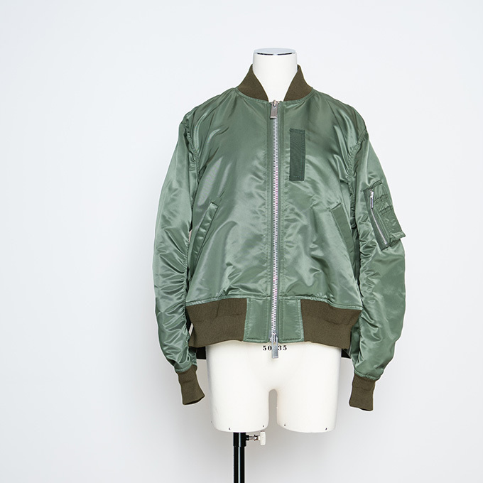 (新品未使用)sacai 23’ MA-1 ライトカーキ