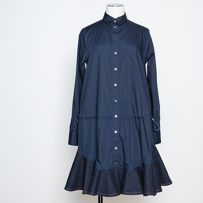 sacaiの新作カプセルコレクション - ミリタリー+フェミニンなスカートやシャツ、MA-1など｜写真3
