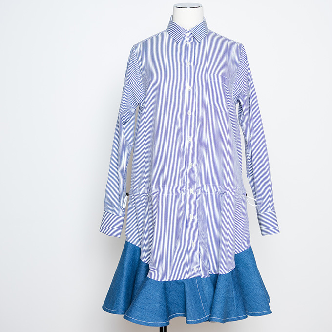 sacaiの新作カプセルコレクション - ミリタリー+フェミニンなスカートやシャツ、MA-1など｜写真4