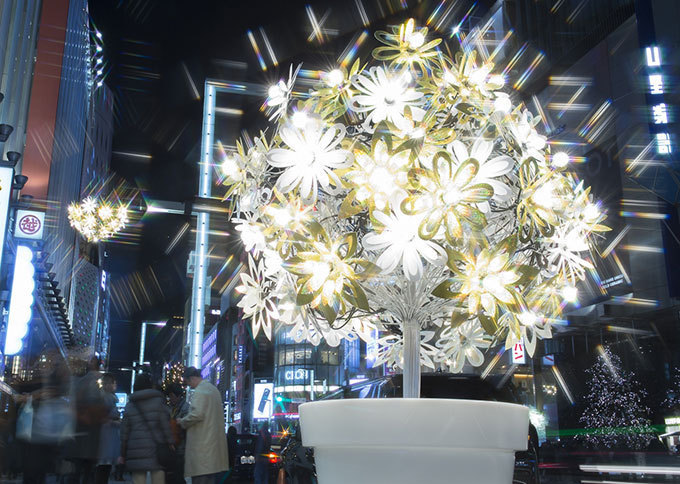 スワロフスキー(SWAROVSKI) ギンザ・イルミネーション 2016｜写真4