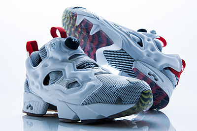 インスタポンプフューリー ｜リーボック クラシック、冬をイメージした「インスタポンプフューリー」クリアのアイスソール