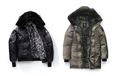 ルミネ｜カナダグース×オープニングセレモニー、ペイスリー柄を施したダウンアウター