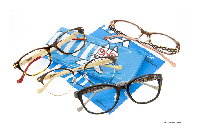 Zoff×リサ・ラーソンのコラボ眼鏡 - マイキーやはりねずみをテンプル