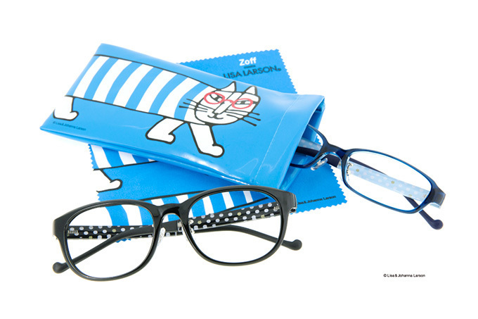 Zoff×リサ・ラーソンのコラボ眼鏡 - マイキーやはりねずみをテンプル部分にデザイン｜写真2