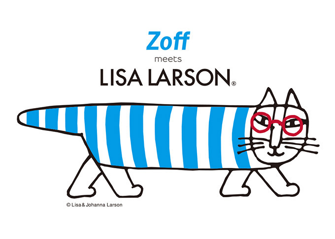 Zoff×リサ・ラーソンのコラボ眼鏡 - マイキーやはりねずみをテンプル部分にデザイン｜写真4