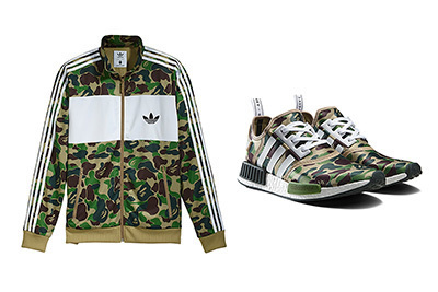 独特な adidas bape トラックジャケット【popo】 コラボ ジャージ 