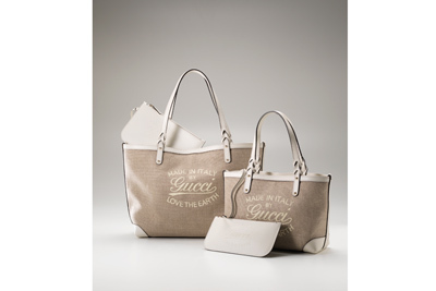 GUCCI×フジテレビの、地球温暖化防止活動支援のスペシャルエディション ハンドバッグが登場