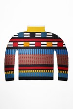 ミー イッセイ ミヤケ17年春夏より、ラテン音楽を幾何学柄で表現したトップス｜写真4