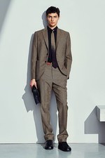 ボッテガ・ヴェネタ17年メンズプレフォールコレクション - 幾何学柄のスーツを上品にカジュアルダウン｜写真9
