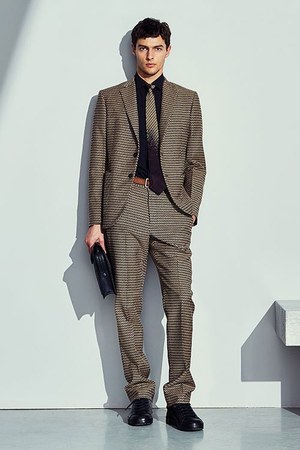 ボッテガ・ヴェネタ17年メンズプレフォールコレクション - 幾何学柄の ...
