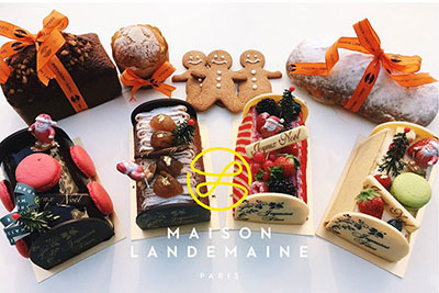 ブランチ｜パリ発「メゾン・ランドゥメンヌ」からクリスマス限定のブッシュ・ド・ノエル4種が発売
