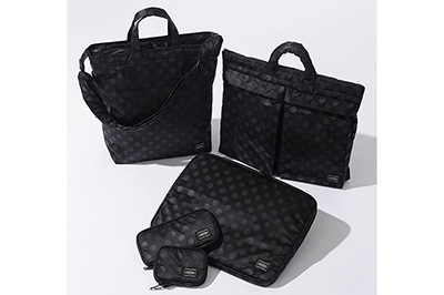 ポーター×ジービースキンズ、バッグやウォレットを発売 - ナイロンツイル生地にオリジナルのドット柄