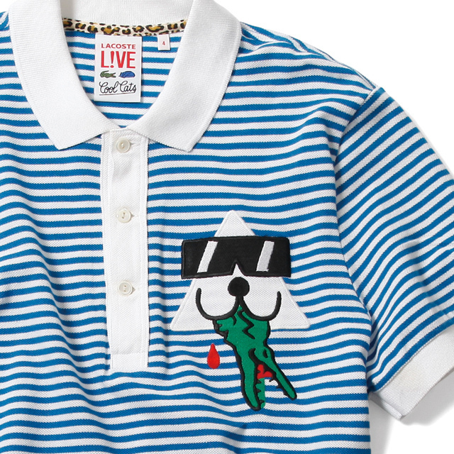 LACOSTE L!VEアーティストコラボ第2弾 - Cool Catsとのユニークな限定コレクション｜写真2