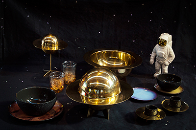新品　DIESEL×SELETTI Cosmic Diner 月　ボウル 2個 新品 DIESEL×SELETTI Cosmic Diner 月 ボウル 2個