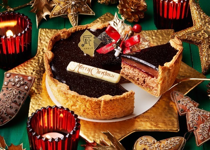 パブロからクリスマスシーズン限定「ノエルチョコチーズタルト」4層仕立ての贅沢な味わい｜写真1