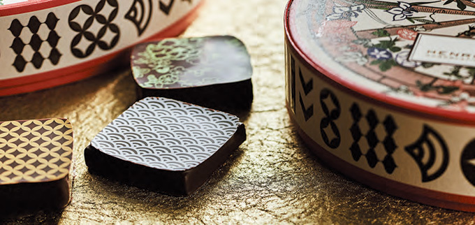 アンリ・ルルーの17年バレンタイン - 京友禅のBOXにほうじ茶やユズのボン・ボンショコラを｜写真5