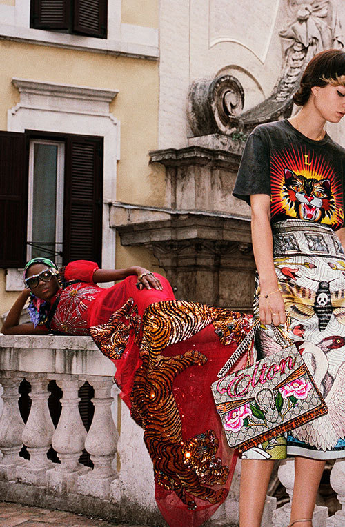 グッチ 17年春夏コレクションのビジュアル - グッチを身に纏いローマのストリートを闊歩｜写真4