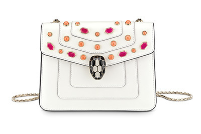 ブルガリ17年春夏の新作 - 万華鏡のような柄やジェムを組み合わせたセルペンティバッグ