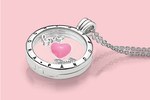 パンドラのバレンタインジュエリー、ピンクハートのブレスレット＆ロケット型ネックレス｜写真2