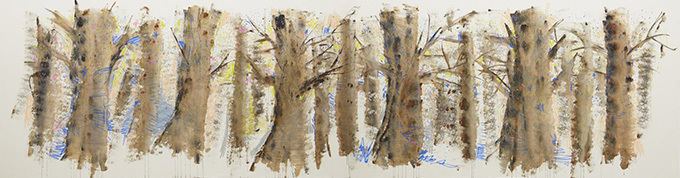 大宮エリー展「tree, tree, tree」代官山で開催 - 青森・十和田の自然を描く最新作｜写真2