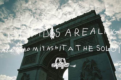 タカヒロミヤシタザソロイスト.16年秋冬ショートフィルム、オスカー少年のイラストがパリの街へ飛び出す