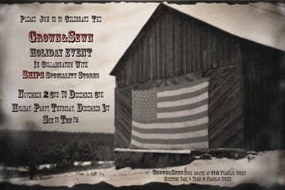 SHIPSがNYのgrown&sewnでポップアップショップを開催 - アメリカン・ブリティッシュトラッドを提案