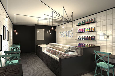 LAチョコレートブランド「コンパーテス青山」場所を新たにリニューアル、日本初テラス席＆限定スイーツ