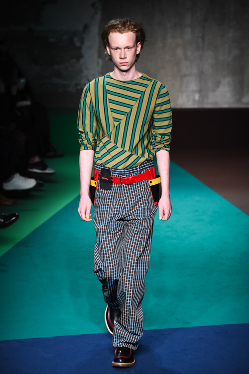 マルニ(MARNI) 2017-18年秋冬メンズコレクション シルエット - 写真22