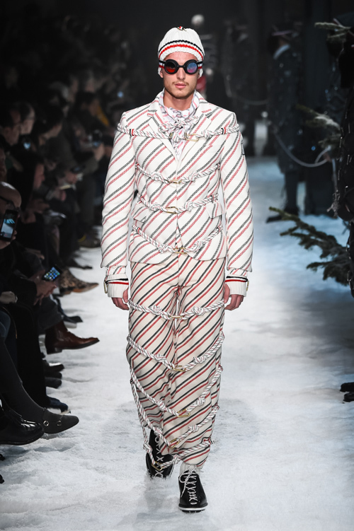 モンクレール ガム・ブルー(MONCLER GAMME BLEU) 2017-18年秋冬メンズコレクション シルエット - 写真6