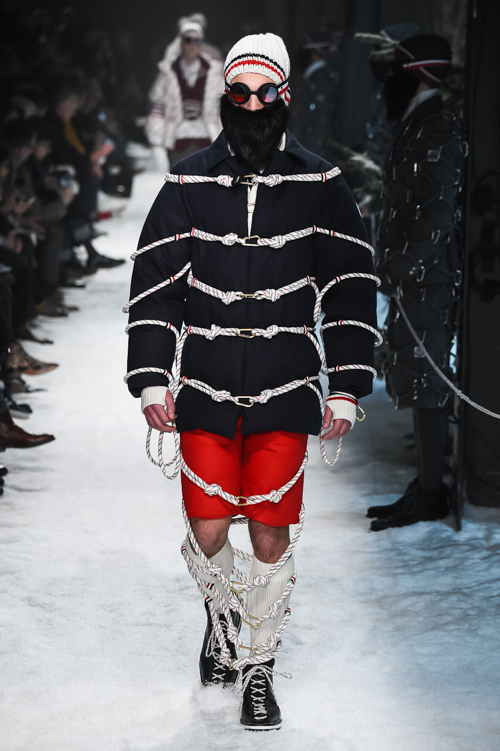 モンクレール ガム・ブルー(MONCLER GAMME BLEU) 2017-18年秋冬メンズコレクション シルエット - 写真7