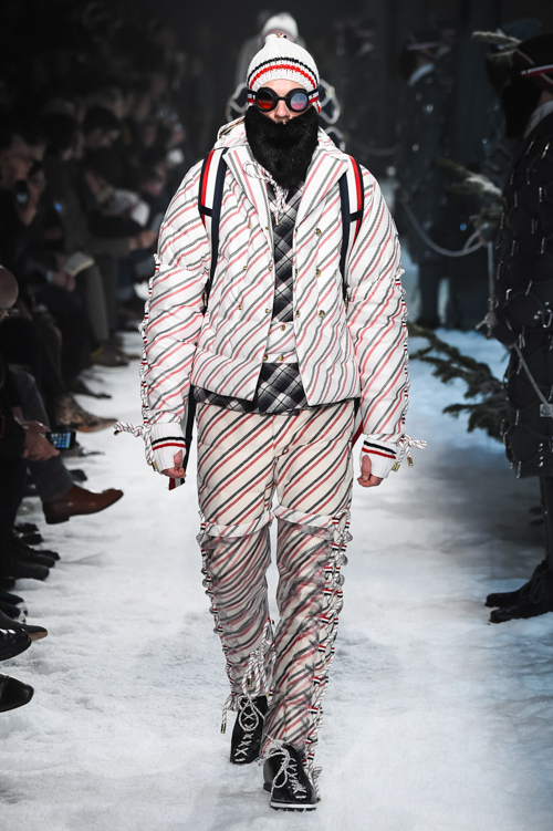 モンクレール ガム・ブルー(MONCLER GAMME BLEU) 2017-18年秋冬メンズコレクション シルエット - 写真13