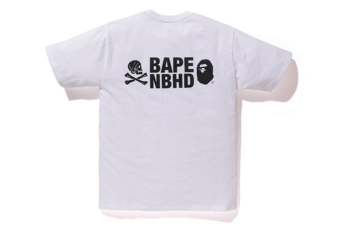 新品　BAPE NBHD TEE XXL 白　white ネイバーフッド