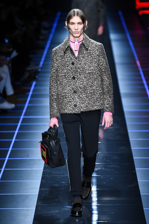 フェンディ(FENDI) 2017-18年秋冬メンズコレクション シルエット - 写真4