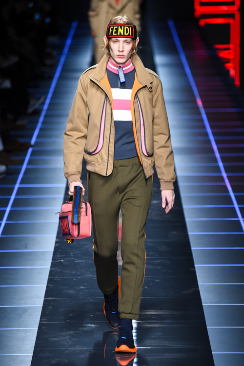 フェンディ(FENDI) 2017-18年秋冬メンズコレクション シルエット - 写真19