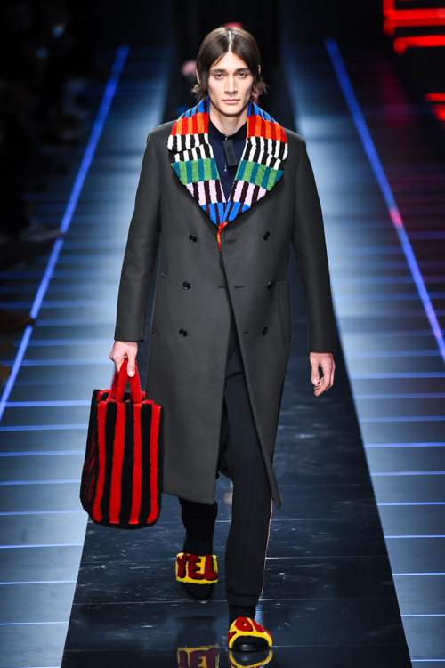 フェンディ(FENDI) 2017-18年秋冬メンズコレクション シルエット - 写真39