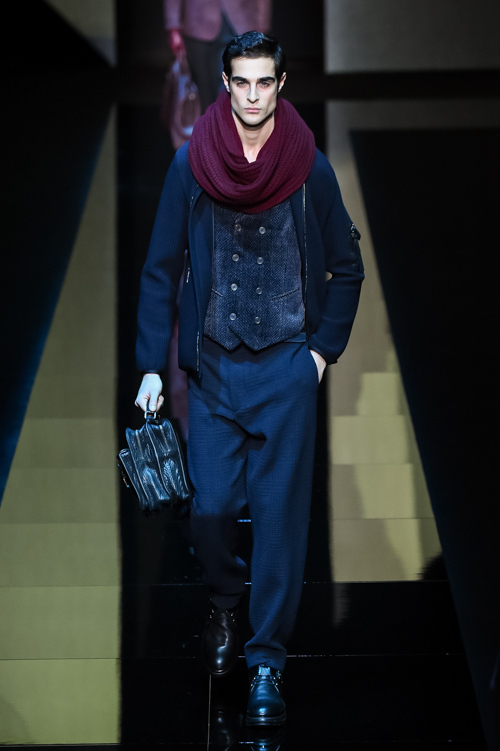 ジョルジオ アルマーニ(Giorgio Armani) 2017-18年秋冬メンズコレクション シルエット - 写真55