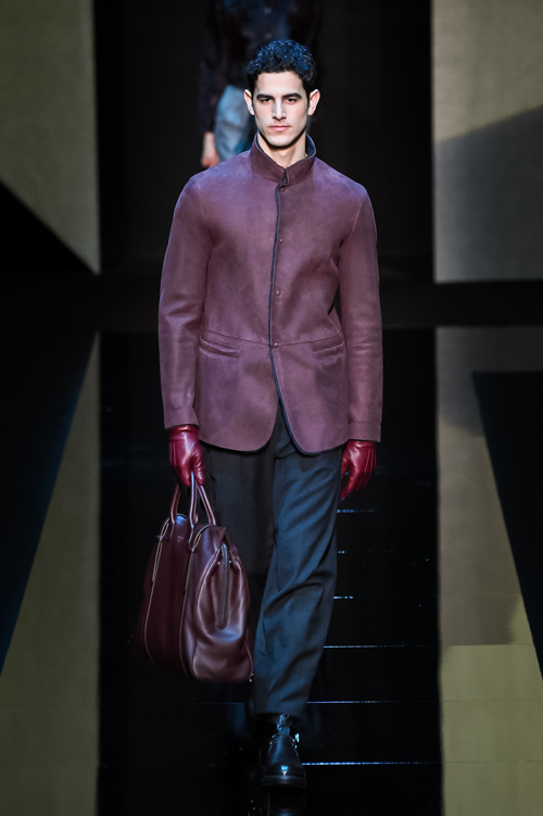 ジョルジオ アルマーニ(Giorgio Armani) 2017-18年秋冬メンズコレクション シルエット - 写真56