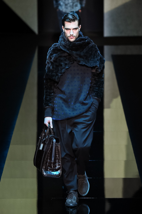 ジョルジオ アルマーニ(Giorgio Armani) 2017-18年秋冬メンズコレクション  - 写真90