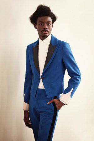 美品17SS アレキサンダーマックイーン ポンチョ シャツ 青516O 美品17SS アレキサンダーマックイーン ポンチョ シャツ 青516O
