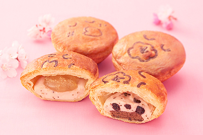 パイ専門店「パイフェイス」もちもち桜わらび餅パイ&ふんわり桜 パイ専門店「パイフェイス」もちもち桜わらび餅パイ&ふんわり桜