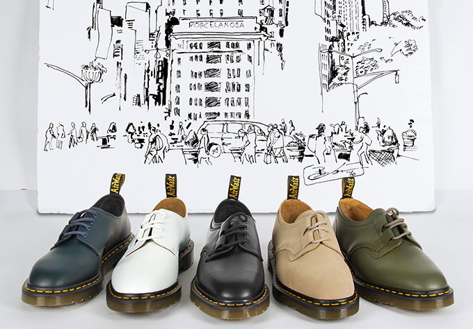 【Dr.Martens】ドクターマーチン 4ホール　ローカットブーツ　英国製