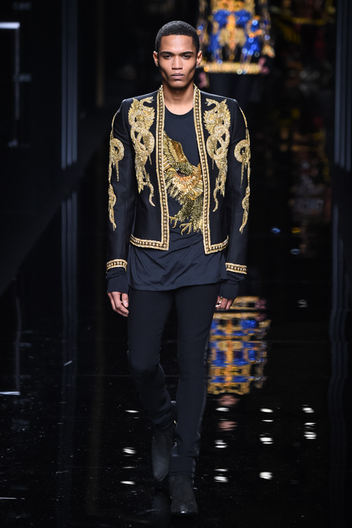 バルマン(BALMAIN) 2017-18年秋冬ウィメンズ&メンズコレクション シルエット - 写真70